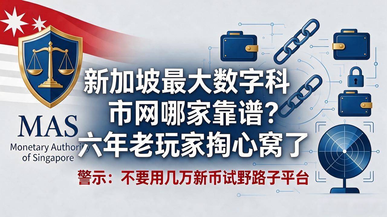 新加坡最大数字货币网哪家靠谱?六年老玩家掏心窝了