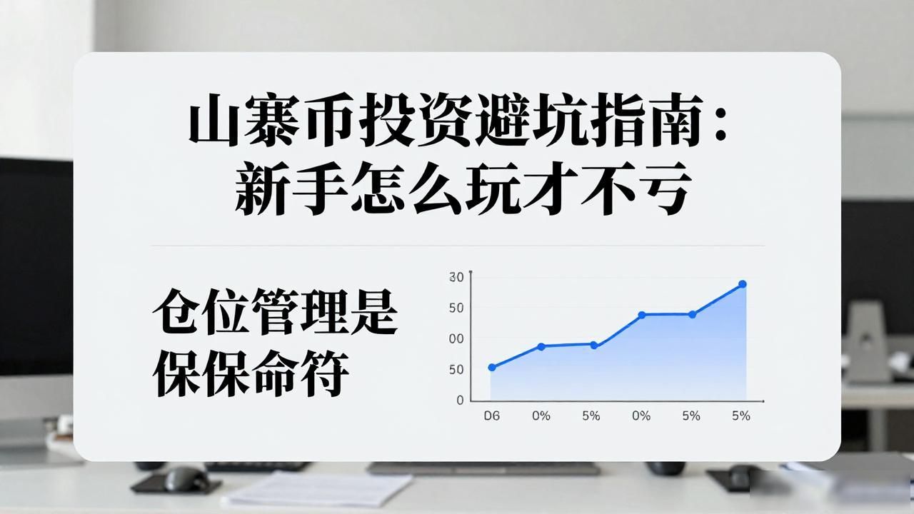 山寨币投资避坑指南:新手怎么玩才不亏