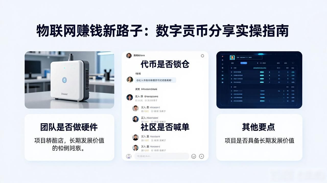 物联网赚钱新路子:数字货币分享实操指南