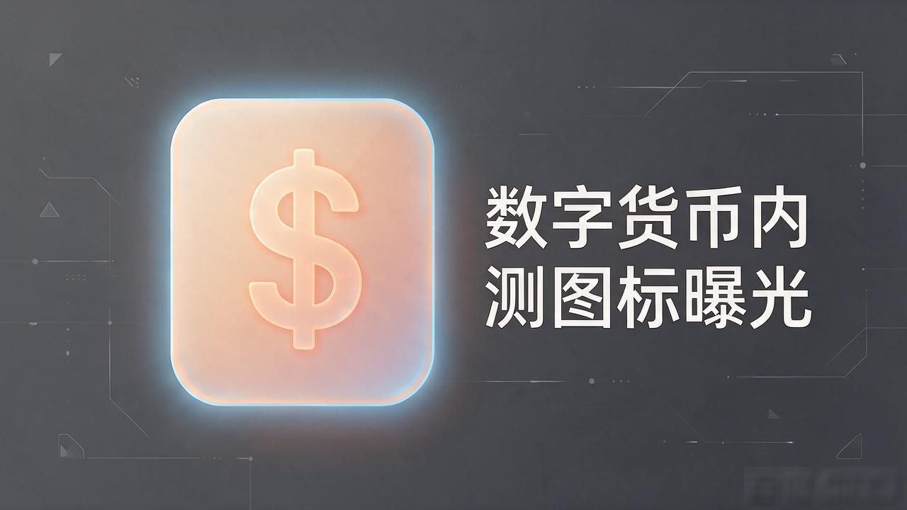 数字货币内测图标曝光,钱包版本即将大改