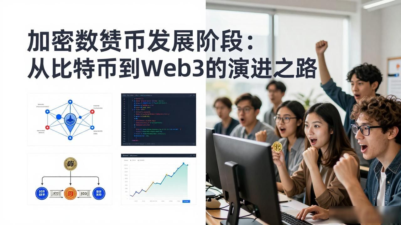 加密数字货币发展阶段:从比特币到Web3的演进之路