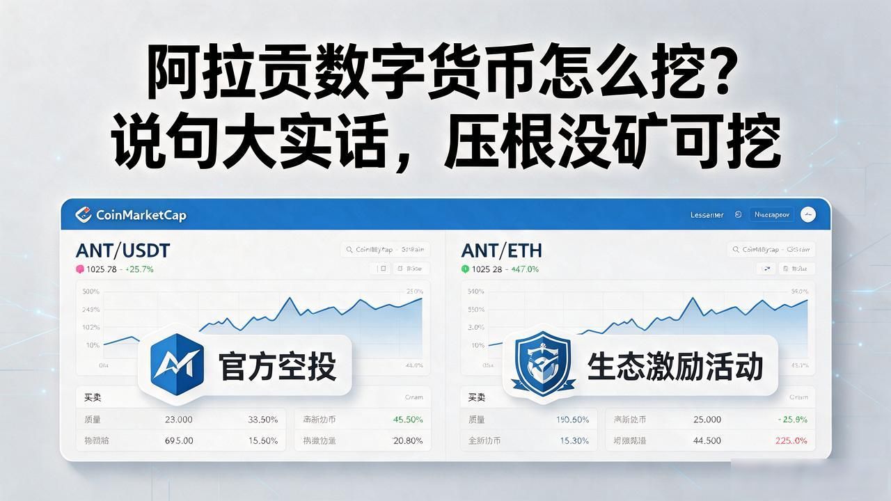 阿拉贡数字货币怎么挖?说句大实话,压根没矿可挖