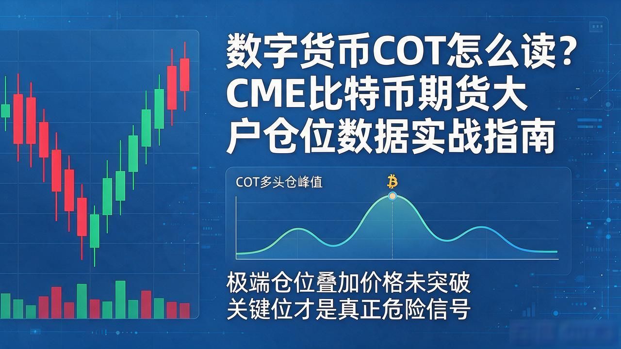 数字货币COT怎么读?CME比特币期货大户仓位数据实战指南