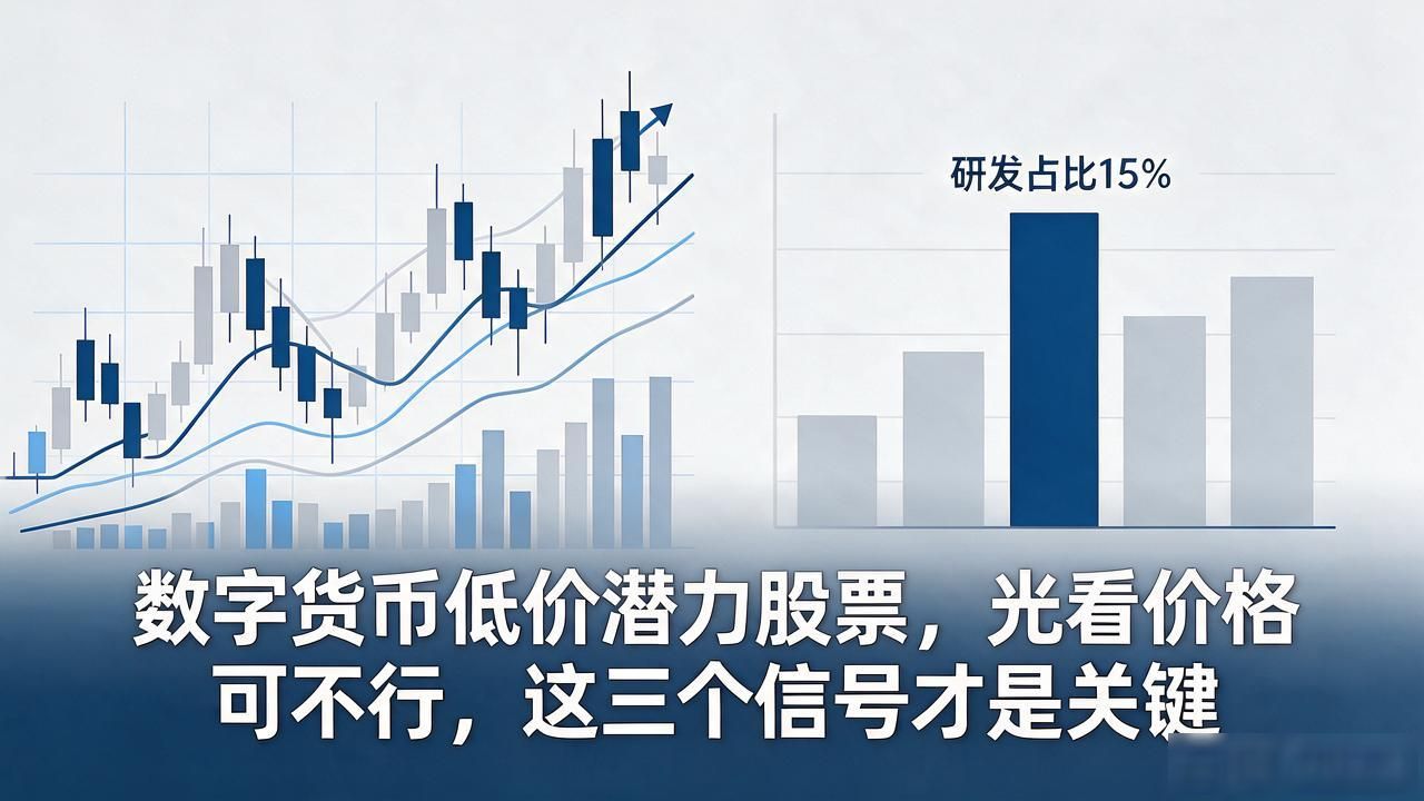 数字货币低价潜力股票,光看价格可不行,这三个信号才是关键