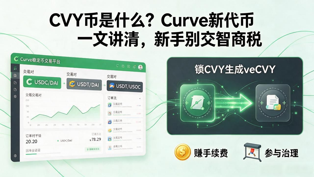 CVY币是什么?Curve新代币一文讲清,新手别交智商税