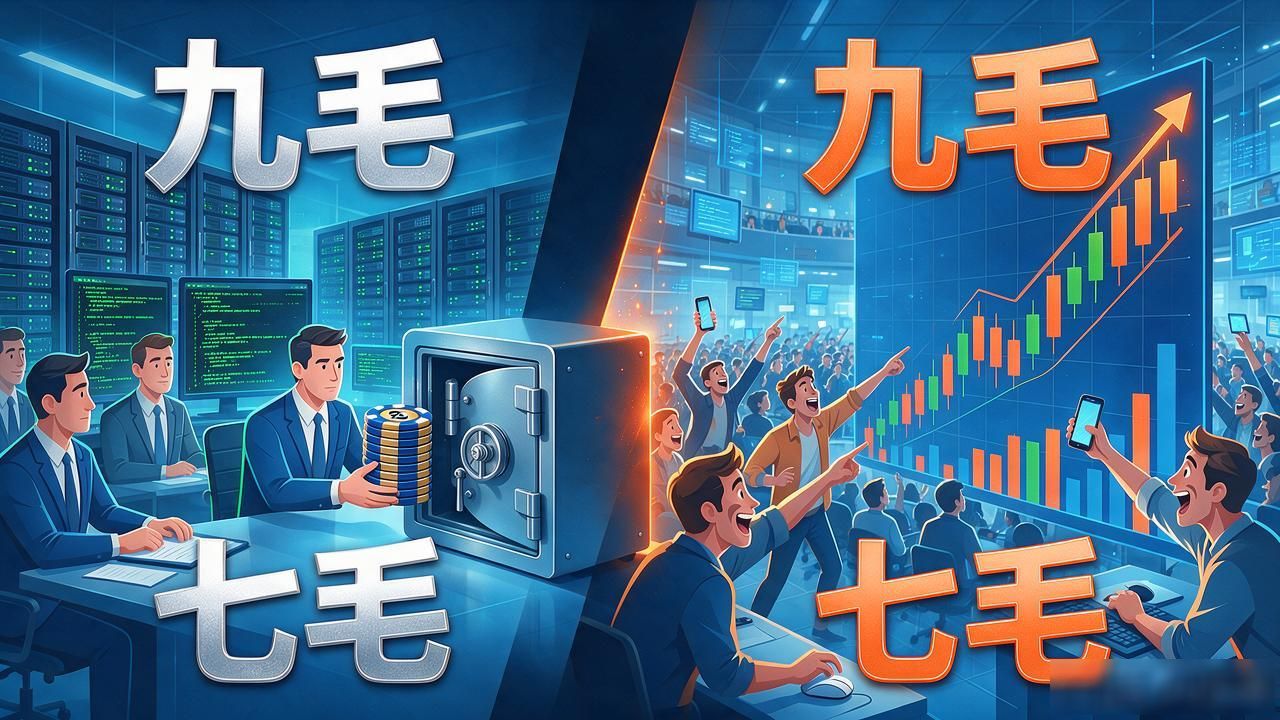 数字货币九毛到底啥意思,散户在币圈为什么只能分九成的钱