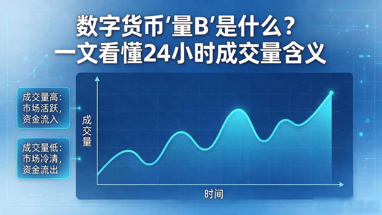 数字货币"量B"是什么?一文看懂24小时成交量含义
