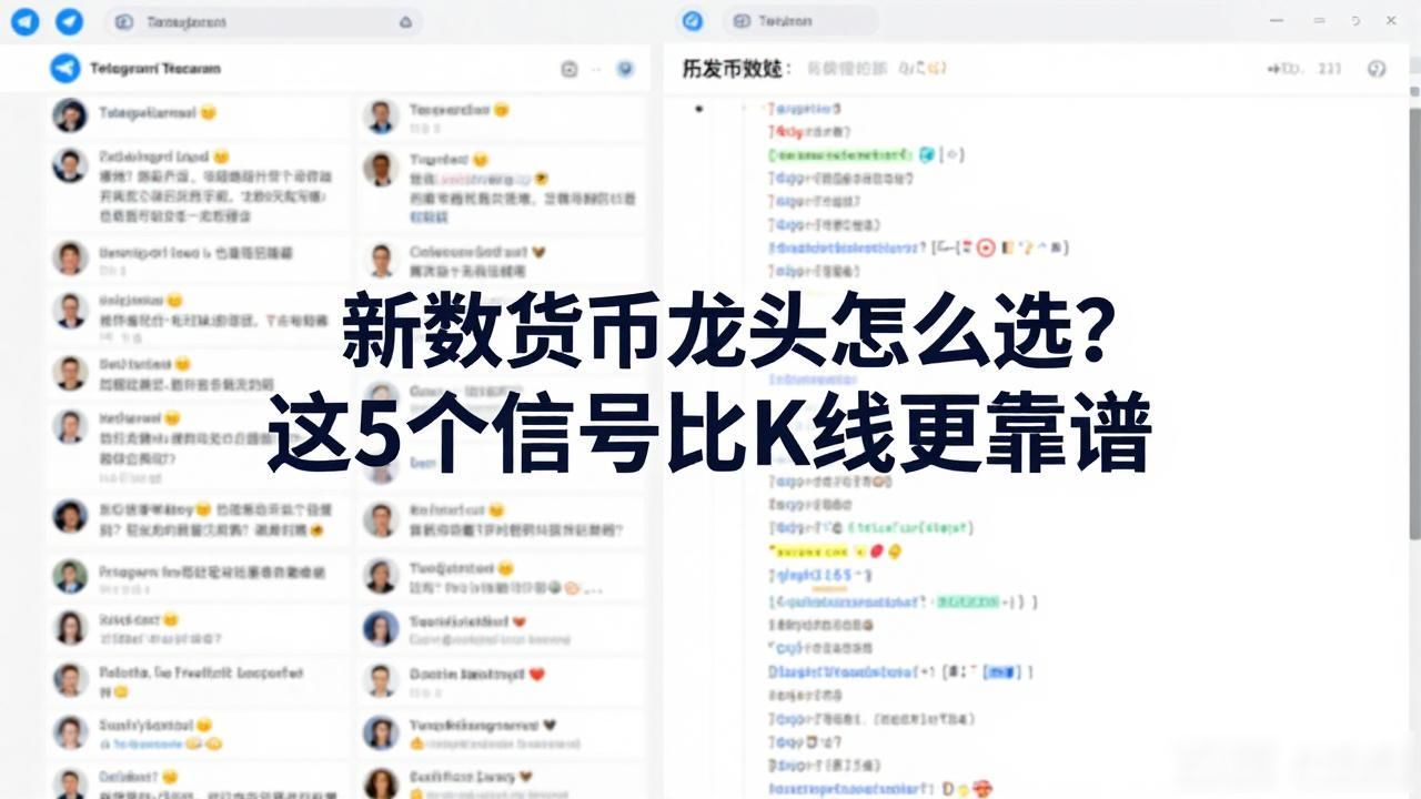新数字货币龙头怎么选?这5个信号比K线更靠谱