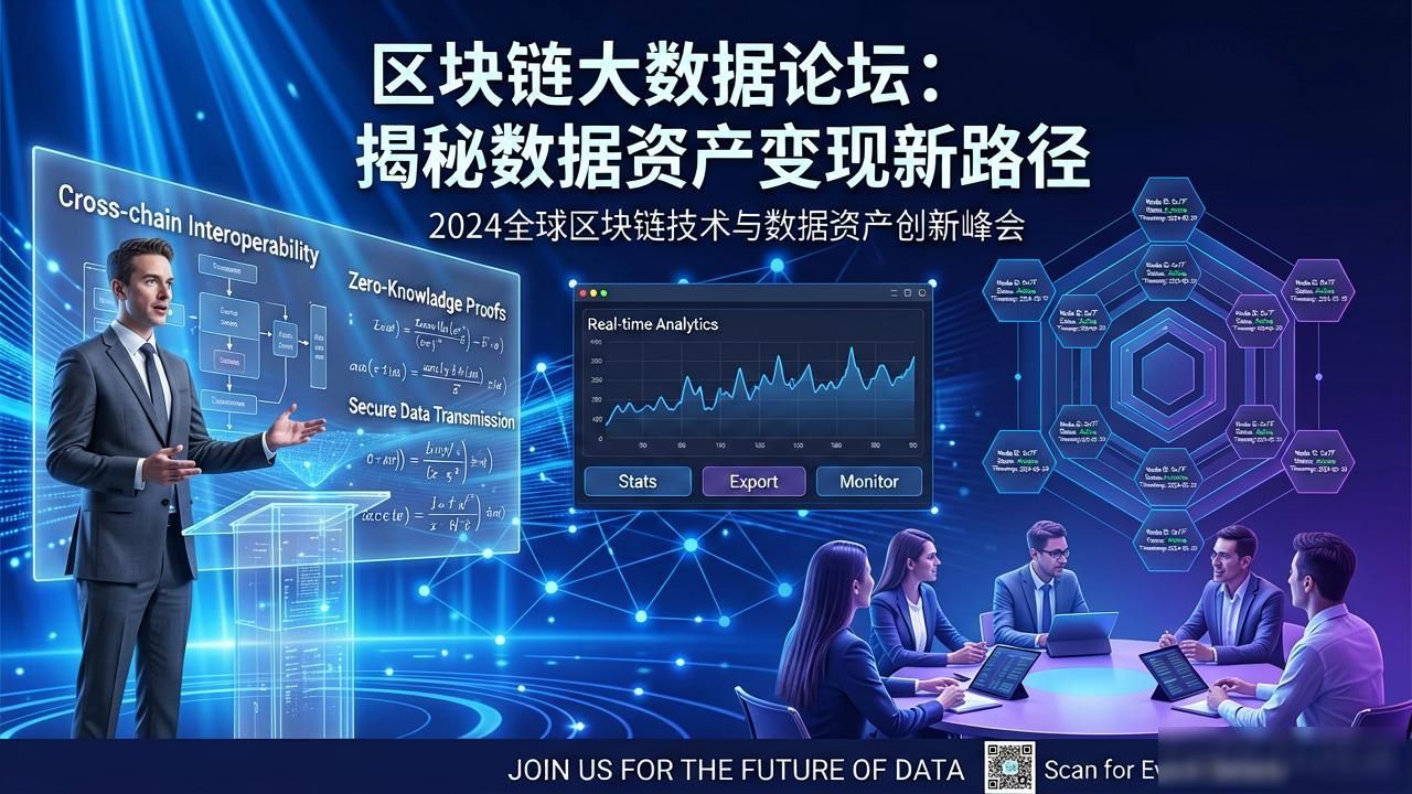 区块链大数据论坛:揭秘数据资产变现新路径