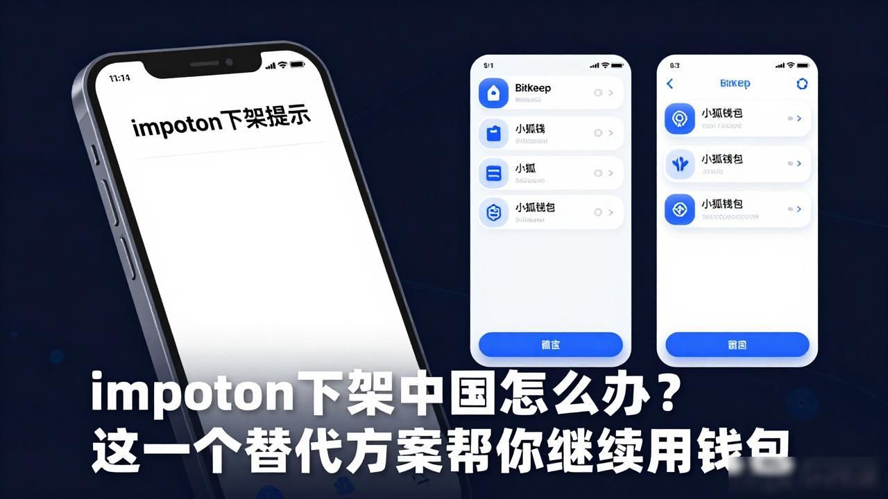 imtoken下架中国怎么办?这三个替代方案帮你继续用钱包