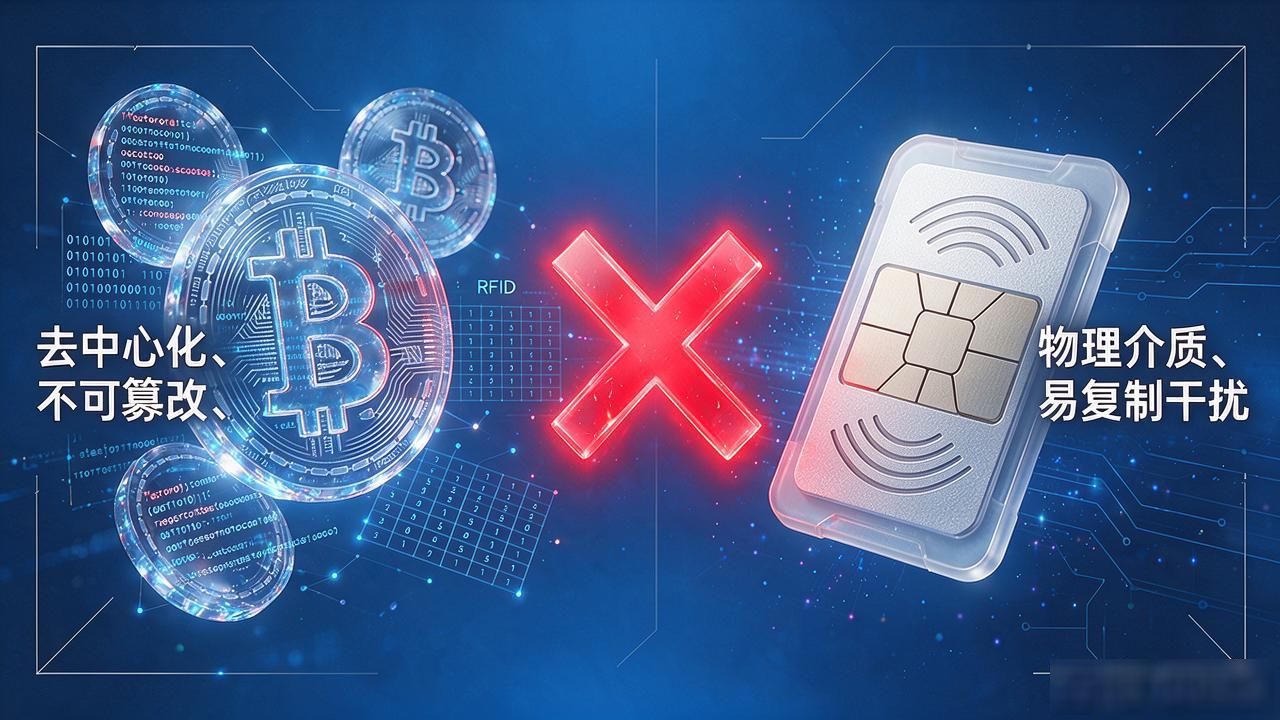 RFID技术无法应用于数字货币