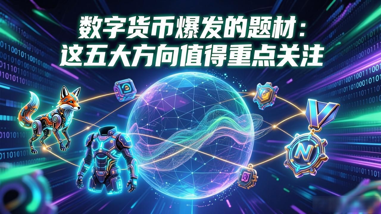 数字货币爆发的题材:这五大方向值得重点关注
