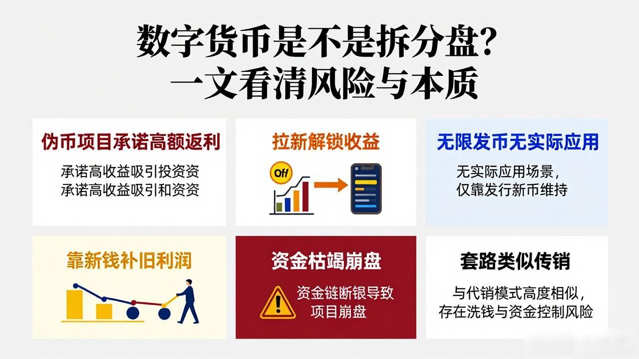 数字货币是不是拆分盘?一文看清风险与本质