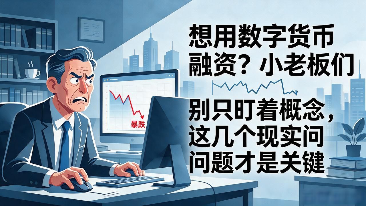 想用数字货币融资?小老板们别只盯着概念,这几个现实问题才是关键