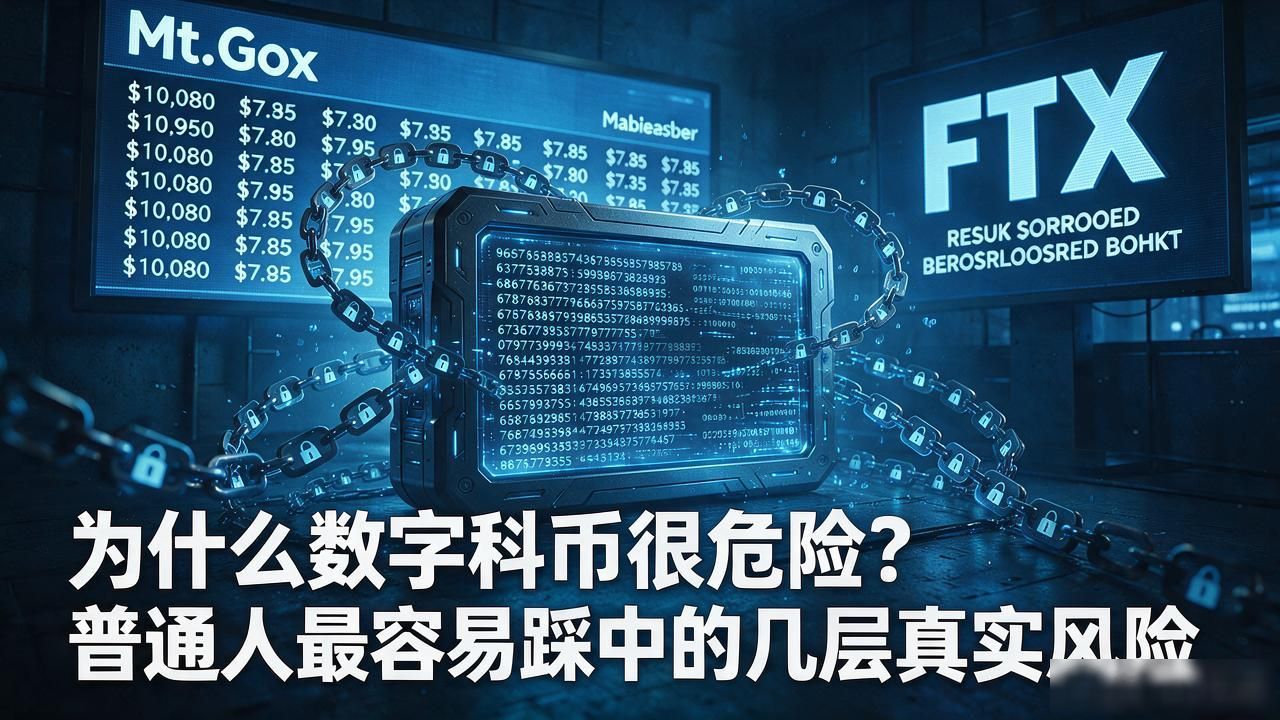 为什么数字货币很危险?普通人最容易踩中的几层真实风险