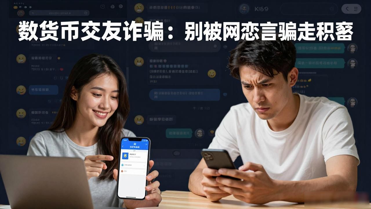 数字货币交友诈骗:别被网恋甜言蜜语骗走积蓄