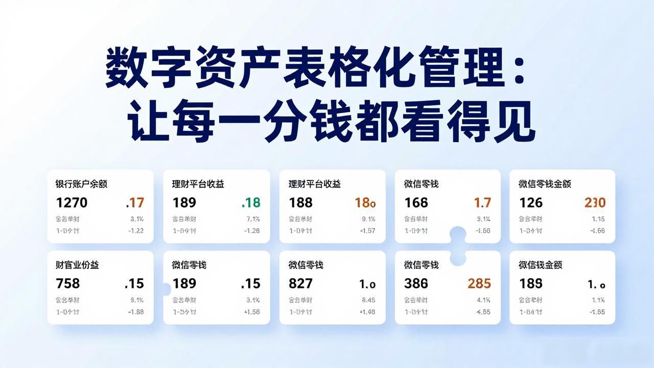 数字资产表格化管理:让每一分钱都看得见